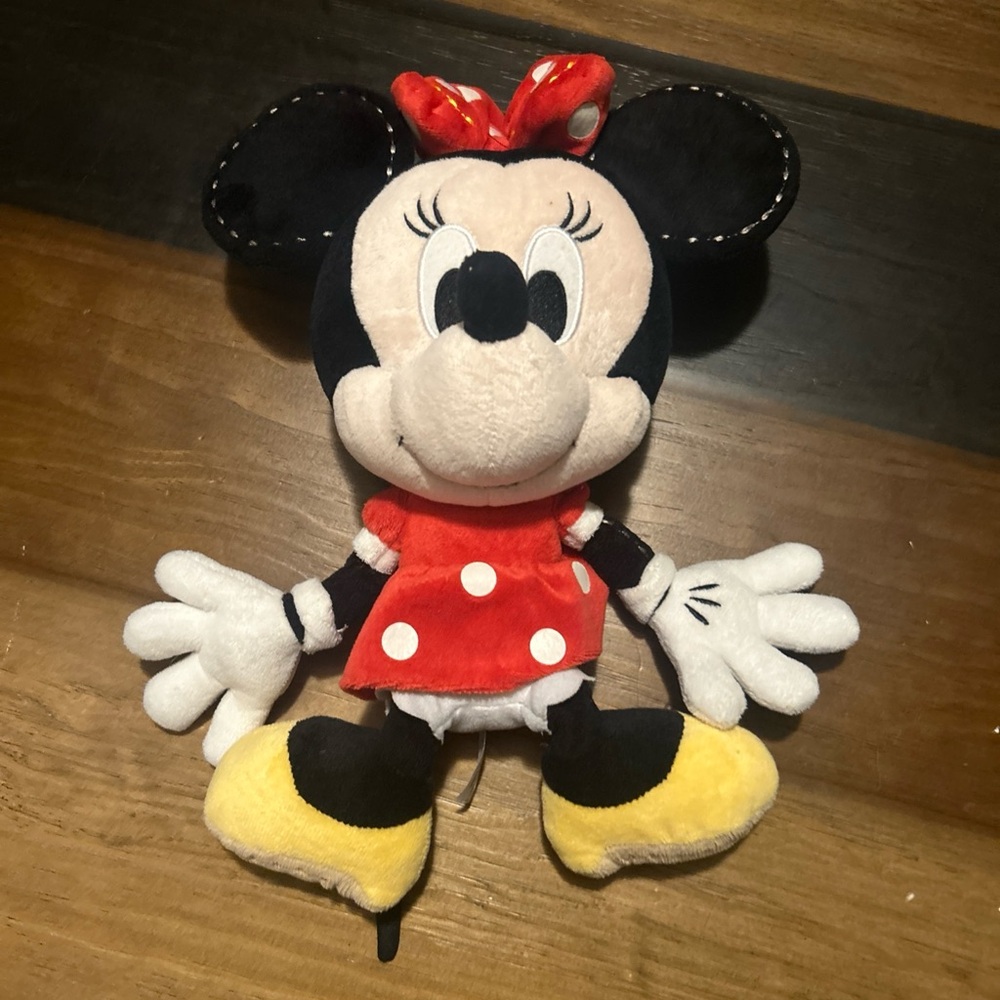 Disney Minnie Mouse Plush - Red, Black, and Yellow